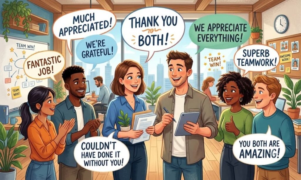 Alternatives to Thank You Both
