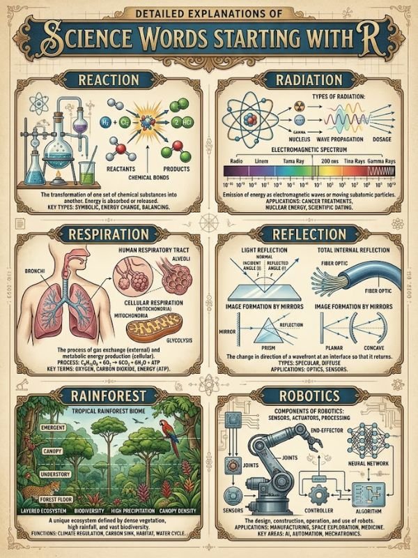 Detailed Explanations of Science Words Starting With R