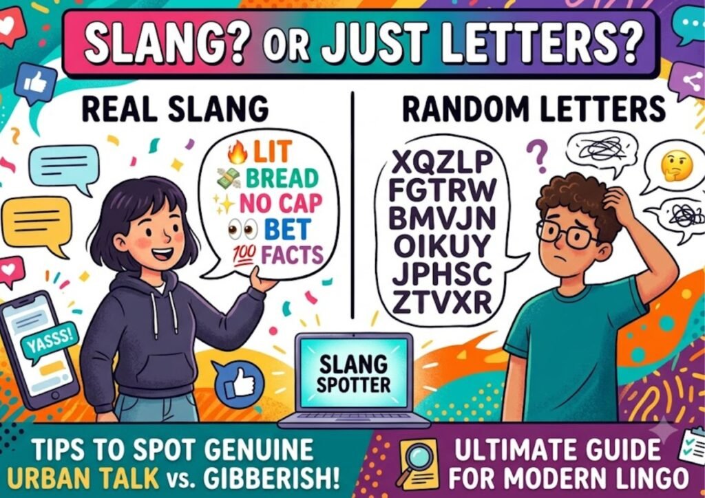 Tips to Identify Real Slang vs. Random Letters