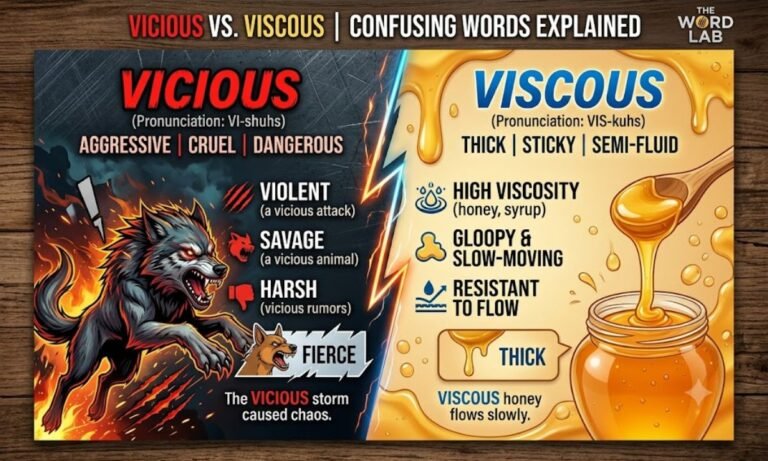 Vicious vs Viscous