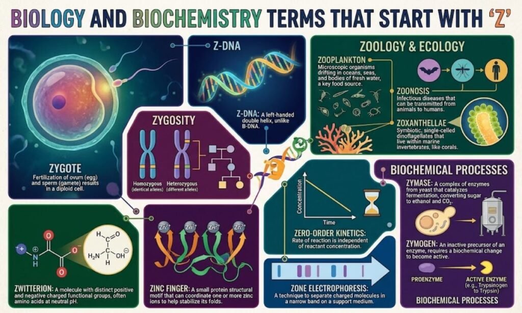 Biology and Biochemistry Terms That Start With Z