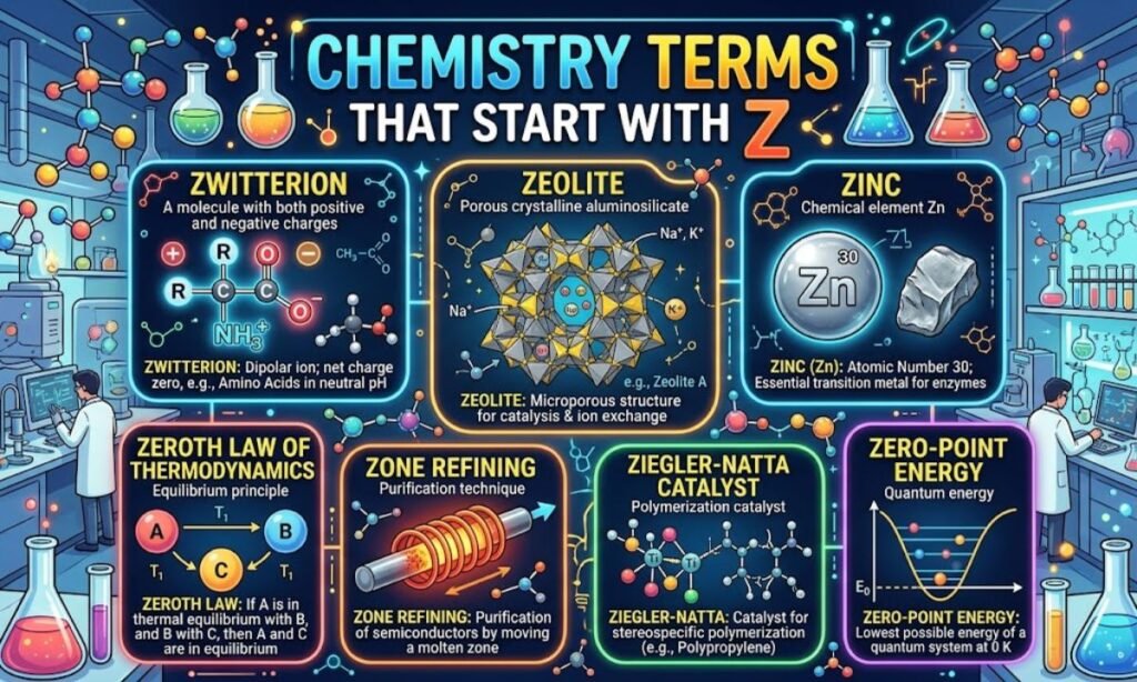 Chemistry Terms That Start With Z
