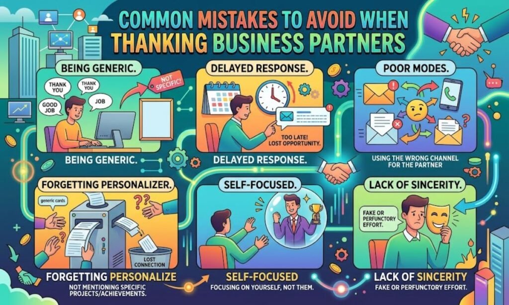 Common Mistakes to Avoid When Thanking Business Partners