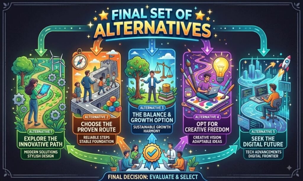 Final Set of Alternatives