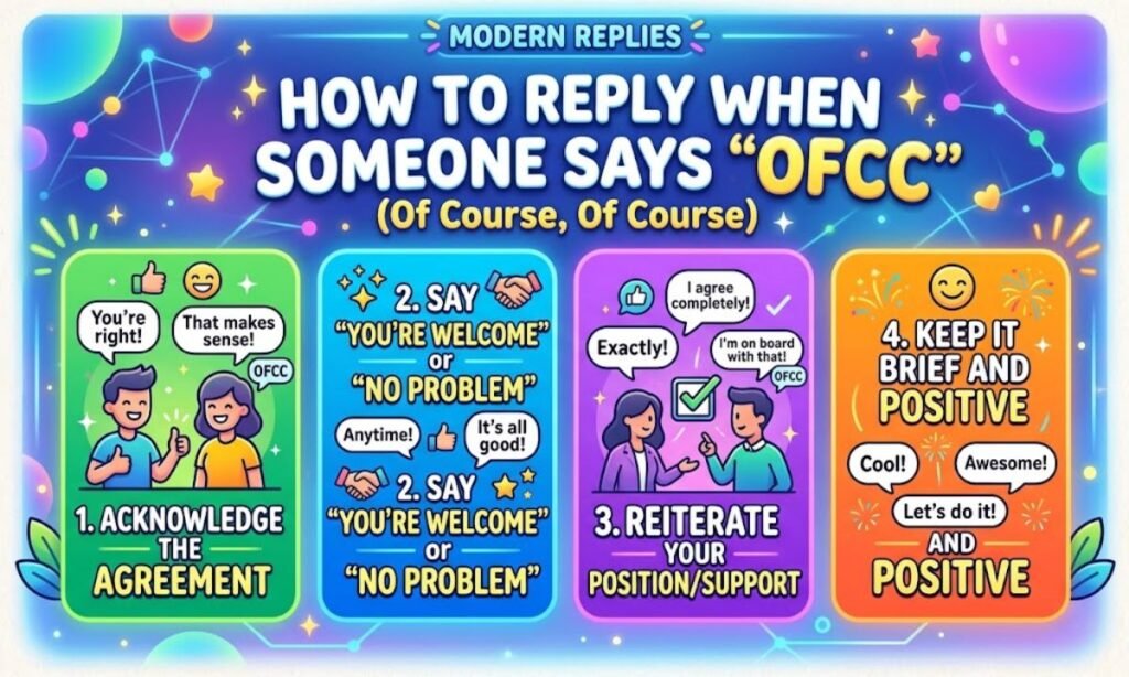 How to Reply When Someone Says OFCC
