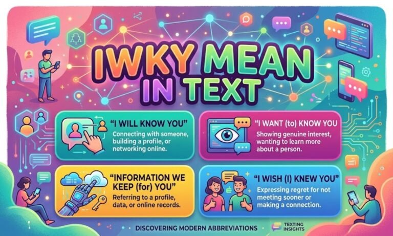 IWKY Mean in Text