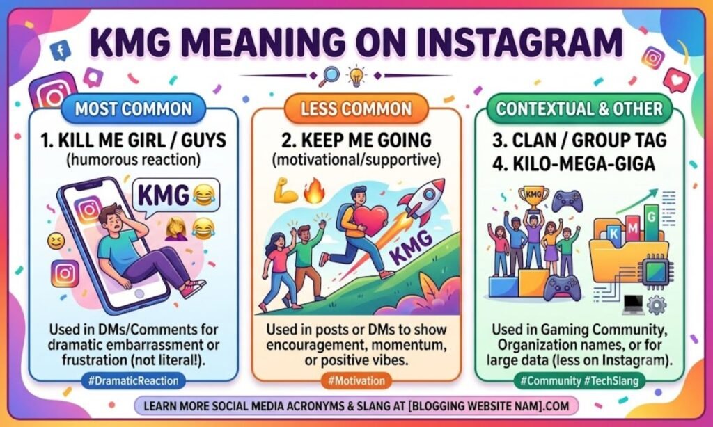 KMG Meaning on Instagram