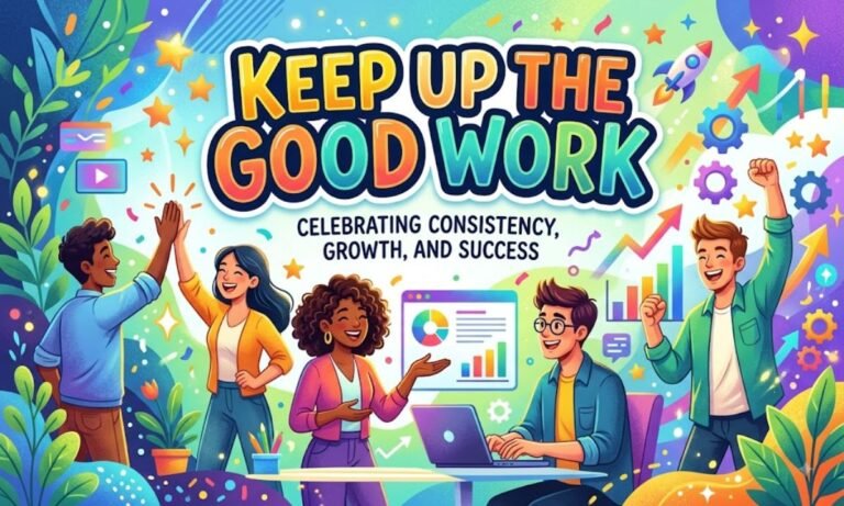 Keep Up the Good Work