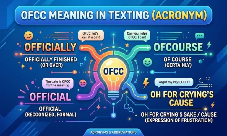 OFCC Meaning in Text