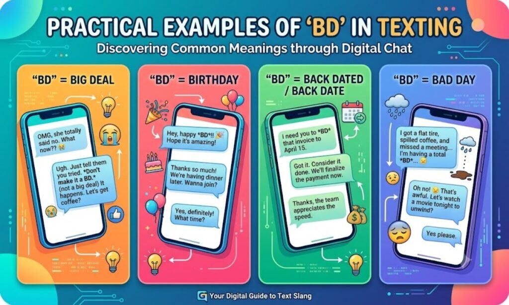 Practical Examples of BD in Texting