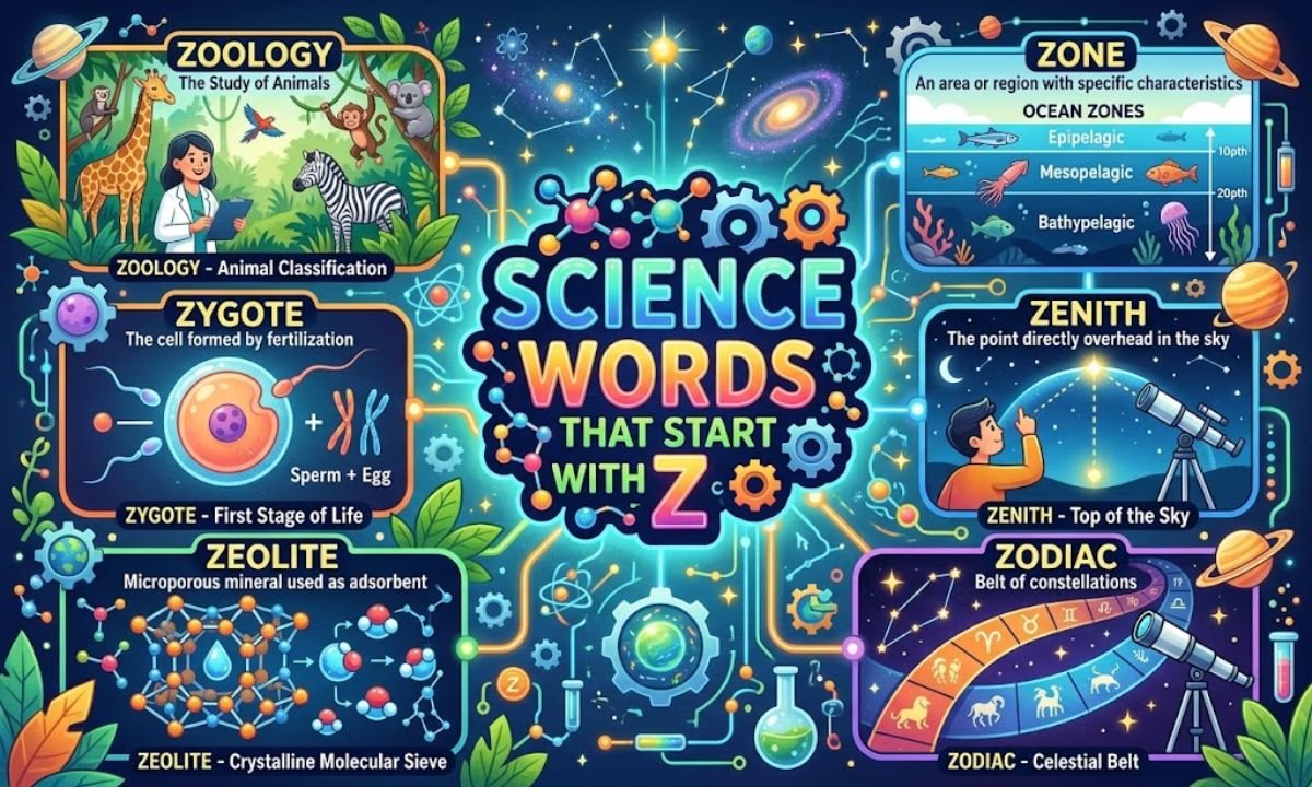 Science Words That Start With Z