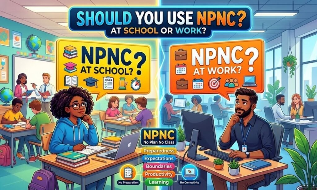 Should You Use NPNC at School or Work?