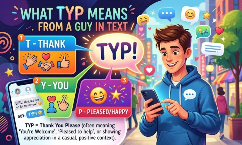 TYP Meaning From a Guy in Text
