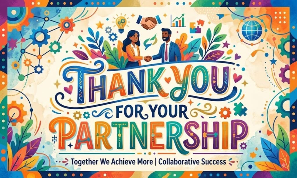 Thank You for Your Partnership Message