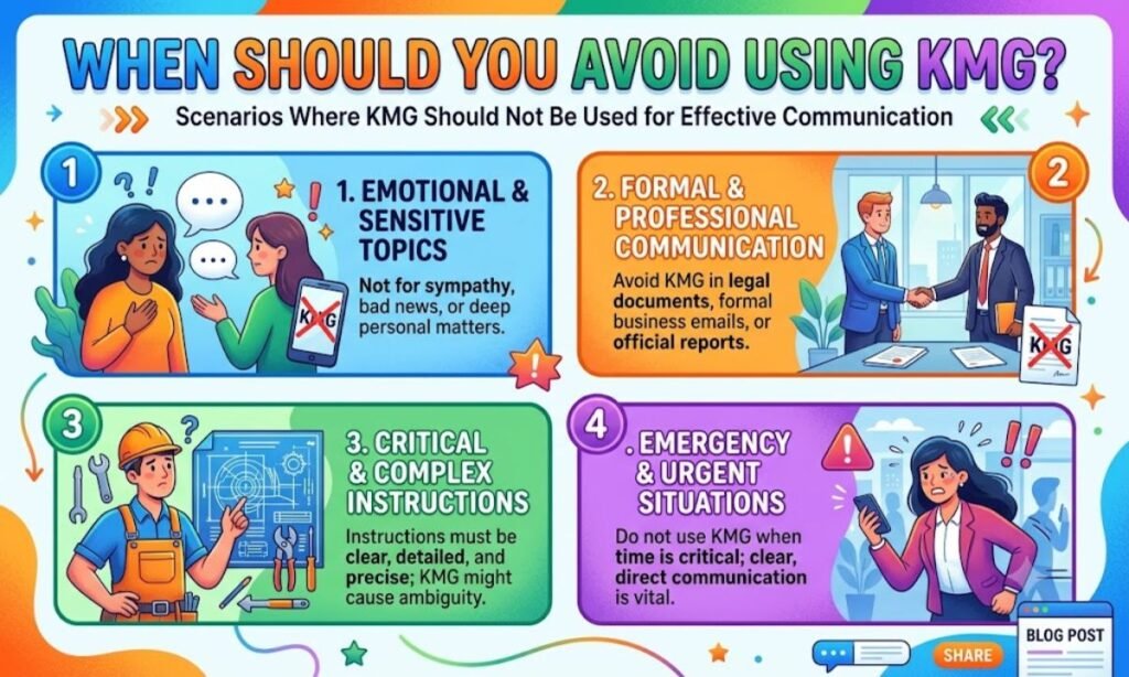 When Should You Avoid Using KMG?